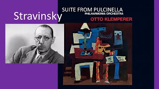 STRAVINSKY  Suite from Pulcinella  Philharmonia Orchestra Otto Klemperer [upl. by Bodkin]