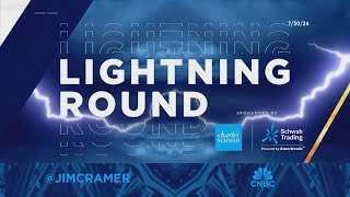 Lightning Round You should buy Lowes right here right now says Jim Cramer [upl. by Comptom453]