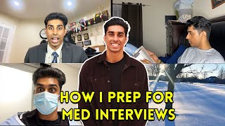 Day in the life of preparing for med school interviews UofT student [upl. by Ahsaya]