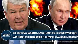 PUTINS KRIEG quotLage kann sehr ernst werden Können Krieg nicht mehr ausschließenquot ExGeneral warnt [upl. by Ahsitan907]