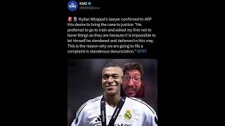 🚨Kylian Mbappe’s Lawyer speaks about Sweden realmadrid madrid halamadrid kylianmbappé kylian [upl. by Valoniah]