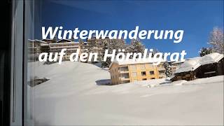 Arosa  Hörnlihütte Winterwanderung  8 März 2018 [upl. by Nylad]