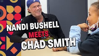 Nandi Bushell Meets Chad Smith Red Hot Chili Peppers For The First Time [upl. by Heddi960]