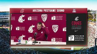 19 WSU Football Jake Dickert Arizona Postgame 101423 [upl. by Seena103]