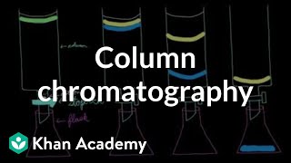 Column chromatography  Chemical processes  MCAT  Khan Academy [upl. by Oecile965]