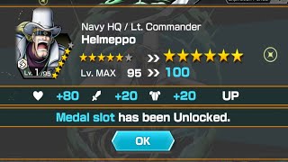 SUMMONS LEVEL 100 COMMANDER HELMEPPO  ONE PIECE BOUNTY RUSH [upl. by Wesle673]