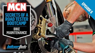 Secrets of a road tester  Bike maintenance bootcamp  MCN [upl. by Eemiaj882]