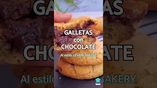 GALLETAS con CHOCOLATE al estilo LEVAIN BAKERY 🍪 [upl. by Pyne]