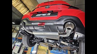 Toyota GR 86 SPARTAN Exhaust with valve POV external mic 🔥 [upl. by Gypsie394]