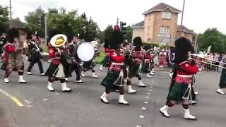 The Linlithgow Marches 2019  The Royal Regiment of Scotland  Part 14 4KUHD [upl. by Benzel]