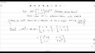 Nilpotent matrix example [upl. by Asilav361]