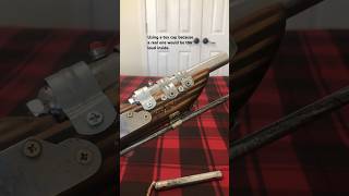 Homemade Caplock conversion for matchlock pistol gun handgun foryou blackpowder [upl. by Rediah]