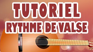 mini cours Rythme de Valse guitare  3 temps [upl. by Iborian]