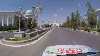 The Mongol Rally Tour of Ashgabat [upl. by Dorris]