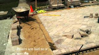 Brick Paved Driveway Construction  Step by Step [upl. by Aliuqat]