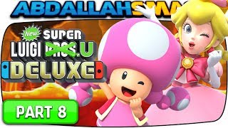 New Super Luigi U Deluxe  Peachs Castle 100 Walkthrough Part 8 Nintendo Switch [upl. by Eellah]