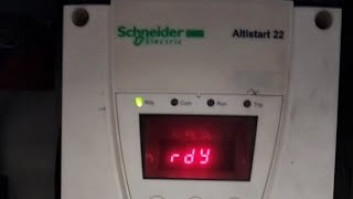 Schneider altistart 22 soft starter specification and functions 88amp [upl. by Irtimid]