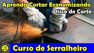 Curso de Serralheiro 05  Como Usar Esmerilhadeira  Curso de Serralheria [upl. by Nigem568]