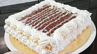 TORTA DI COMPLEANNO senza forno facile veloce e buonissima  ricetta economica [upl. by Avaria]