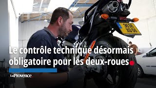 Le contrôle technique désormais obligatoire pour les deuxroues [upl. by Nyrual720]