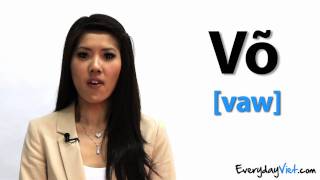 Learn Vietnamese Lesson 12 Pronouncing 20 Common Vietnamese Last Names [upl. by Anileva]