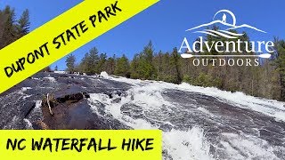 Dupont State Park  NC Waterfall Hike Brevard NC [upl. by Nnahs]