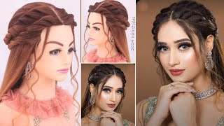 Latest easy open hairstyle for wedding l Engagement Bridal hairstyles l Trending hairstyles [upl. by Blas]