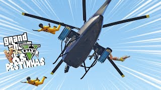 GTA V  OS PESTINHAS  FUGA DA FEBEM FOI O GRANDE DIA OU FIM DA LINHA   EP 13 [upl. by Einattirb272]