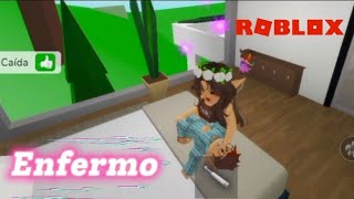 ENFERMO en CASA 🥺 ROBLOX BROOKHAVEN [upl. by Nysilla]