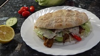 Veganer Döner  der erste Döner meines Lebens Experiment geglückt [upl. by Rahsab938]