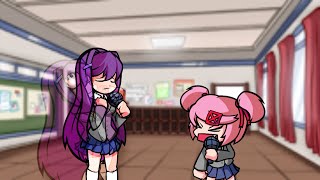 Poem Panic Remake Poems N Thorns but YURI AND NATSUKI SINGS IT Friday Night Funkin’ Cover [upl. by Rajewski]