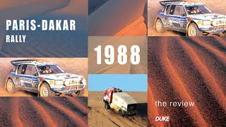 ParisDakar Rally 1988  Vatanen and the stolen Peugeot 405 [upl. by Delphine973]