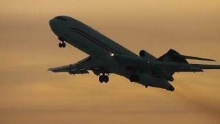 Cargojet  Boeing 727200  Engine start amp sunrise takeoff  CGCJN  ValdOr CYVO [upl. by Donnelly]