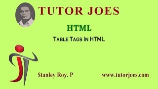 Table Tags in HTML tamil [upl. by Ahseele]