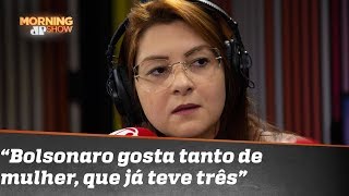 “Bolsonaro gosta tanto de mulher que já teve três” brinca deputada Ana Caroline Campagnolo [upl. by Asyle]