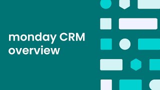 monday CRM overview  mondaycom tutorials [upl. by Sualk]