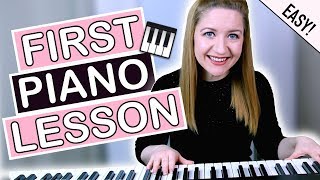 How To Play Piano  EASY First Piano Lesson [upl. by Naquin737]