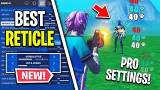 The BEST Reticle Settings In Fortnite Chapter 4 New Settings Explained [upl. by Atews216]