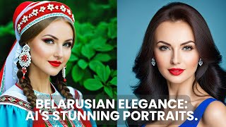 Belarusian Elegance AIs Stunning Portraits [upl. by Luaped]