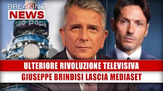 Ulteriore Rivoluzione Televisiva Giuseppe Brindisi Lascia Mediaset [upl. by Bela]