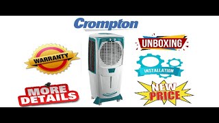 Crompton Ozone 75  Air Cooler  Installation  Unboxing [upl. by Berkshire]