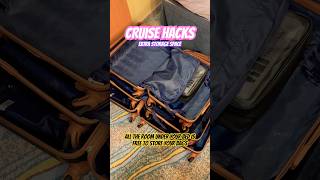 EASY CRUISE HACKS Extra Storage Space 🛳️ 🧳 travel shorts hack cruise easy [upl. by Adnawahs]