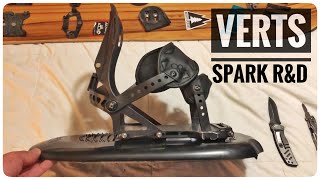 Verts Snowshoes With Spark RampD Splitboard Bindings Pucks [upl. by O'Brien]