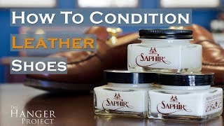 How To Condition Leather Shoes [upl. by Witty55]