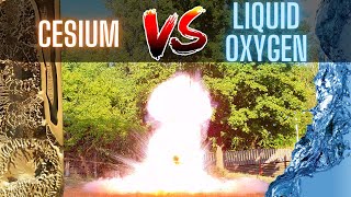 Cesium And Liquid Oxygen – The most spectacular reaction I have ever seen [upl. by Leachim265]