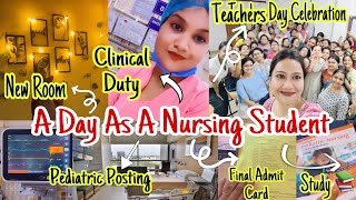 Day In The life Of A Student Nurse✨ Clinical Posting 🩺  Study Vlog Exams 📚 Productive Day Vlog [upl. by Ynoep]