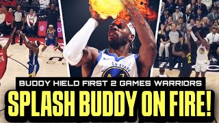 Splash Buddy is on fire PURO SWAK ang tira ni Buddy Hield sa warriors 12 na 3pts in 2 games [upl. by Enylcaj]