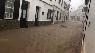 Impactantes imágenes de las devastadoras inundaciones en Baleares en España ¡Nunca antes visto [upl. by Eveiveneg]