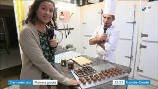 Fabrication des marrons glacés de Noël à Arbois [upl. by Redle]