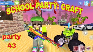 MINECRAFT  SCHOOL PARTY CRAFT  NEW UPDATE PARTY43 [upl. by Wendye]